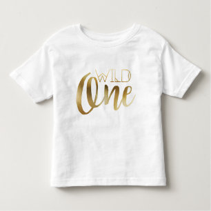 T-shirts Bohemian Chic Wild One   Folha de ouro tribal
