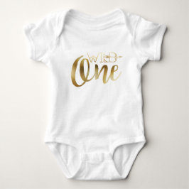 T-shirts Bohemian Chic Wild One | Folha de ouro tribal