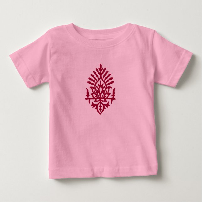 T-shirts Boho India Block Impressão (Frente)