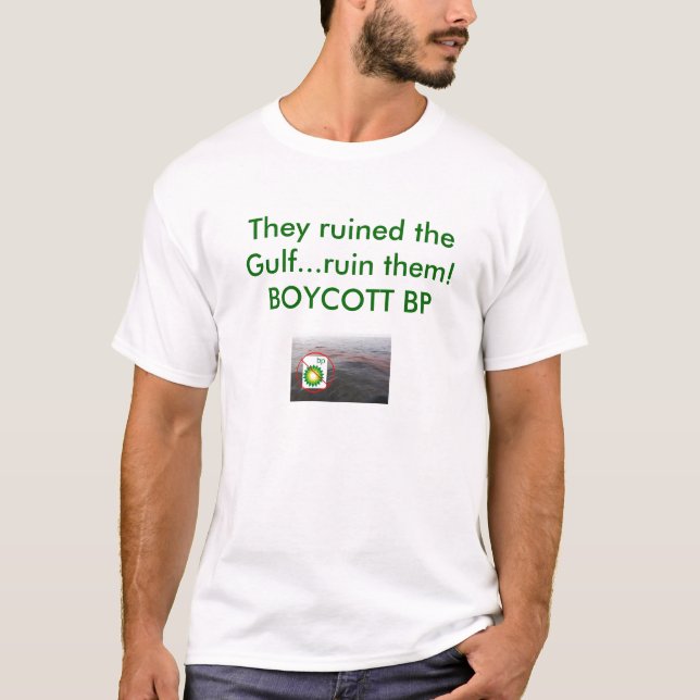 T-shirts Boicote BP… para sempre (Frente)