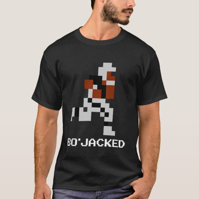 T-shirts Bo'Jacked (preto) (Frente)
