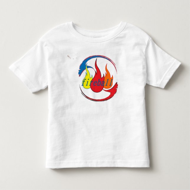 T-shirts Bola de fogo (Frente)