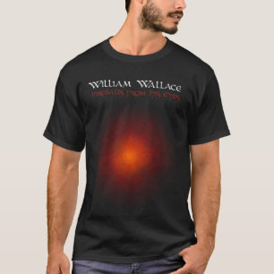 T-shirts Bola de fogo e relâmpago de William Wallace
