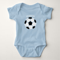Bola de Futebol Fofa Roupas de Bebê Personalizadas