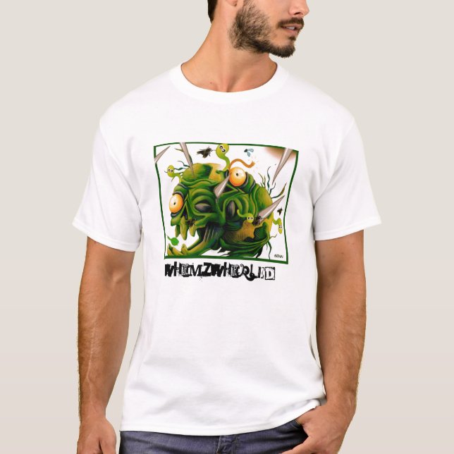T-shirts Bola do monstro, Whimzwhirled (Frente)