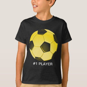 T-shirts Bola ou Futebol Americano Amarelo