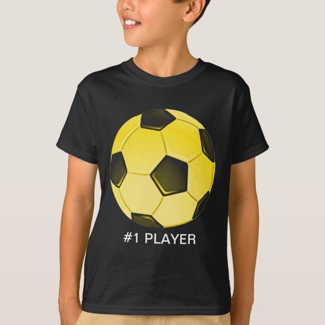 T-shirts Bola ou Futebol Americano Amarelo (Frente)