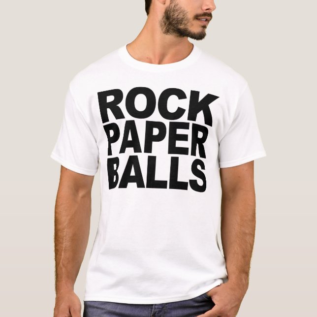 T-SHIRTS BOLAS DE PAPEL DA ROCHA (Frente)