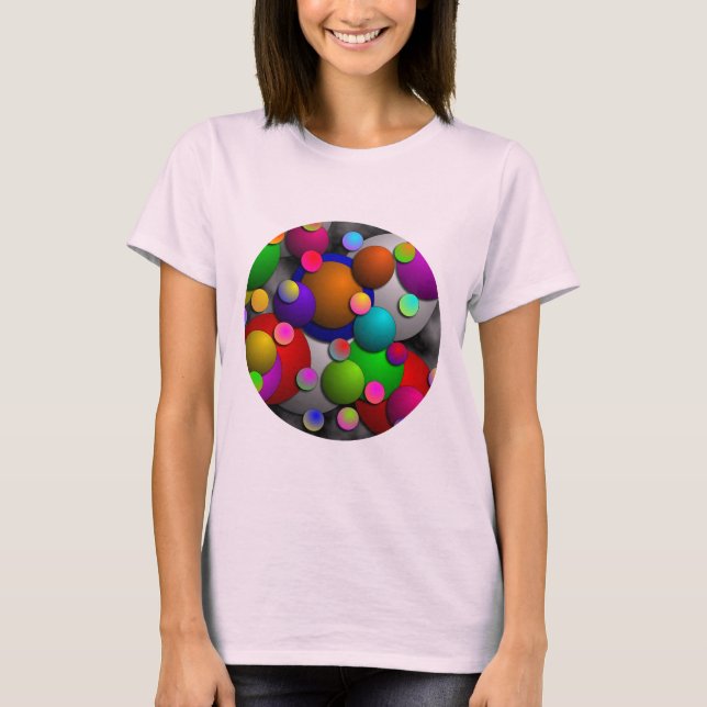 T-shirts Bolhas de Kenneth Yoncich (Frente)