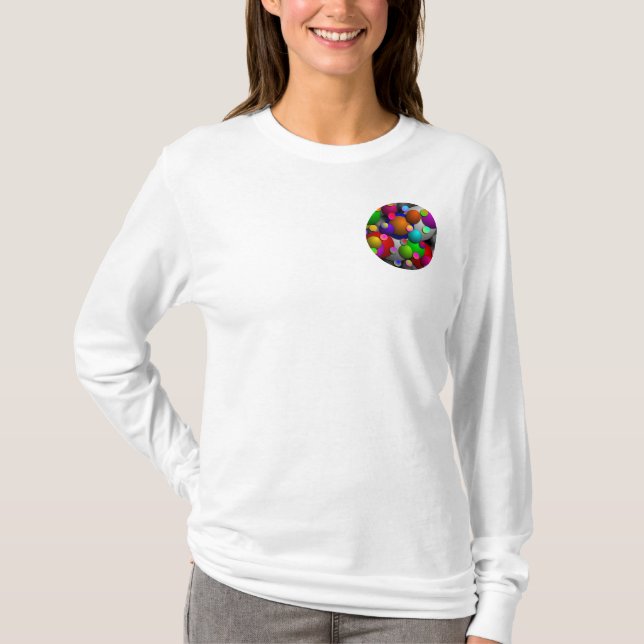 T-shirts Bolhas de Kenneth Yoncich (Frente)