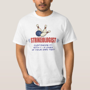 T-shirts Boliches engraçadas