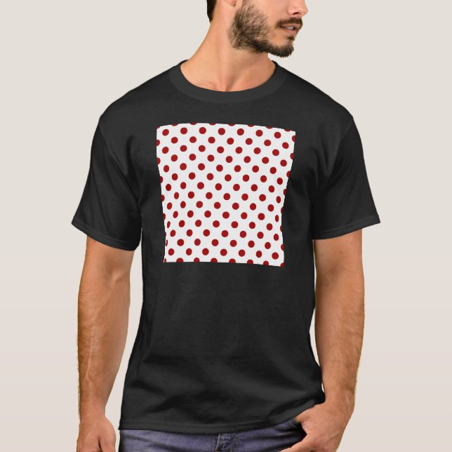 T-shirts Bolinhas grandes - vermelho escuro de Apple de (Frente)