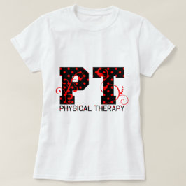 T-shirts bolinhas vermelhas pretas da pinta