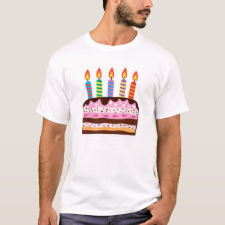 T-shirts Bolo de aniversário