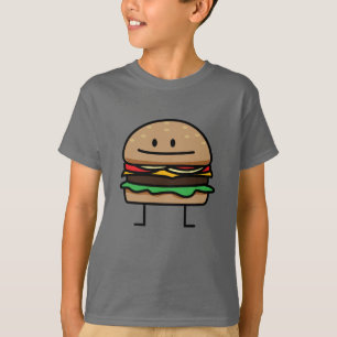 T-shirts Bolo do queijo da carne da carne à terra do