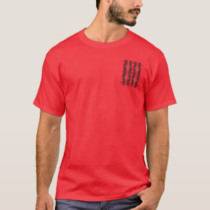T-shirts Bolso-T do teste padrão