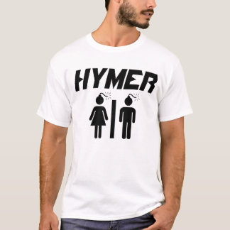 T-shirts Bomba do branco de Hymer