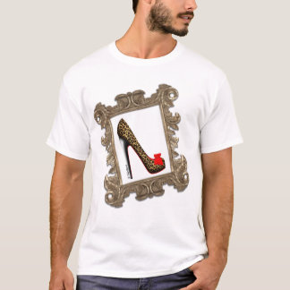 T-shirts Bomba quadro do estilete do leopardo