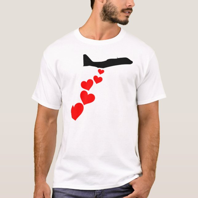 T-shirts Bombas de amor de Droppin (Frente)
