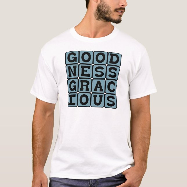 T-shirts Bondade Graciosa, Surpresa Aliterativa (Frente)