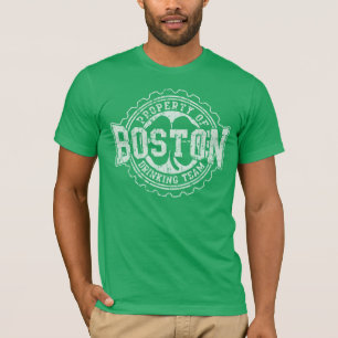 T-shirts Boné de garrafa irlandês da equipe do bebendo de