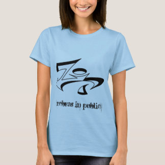 T-shirts Boneca das senhoras da engrenagem da zebra