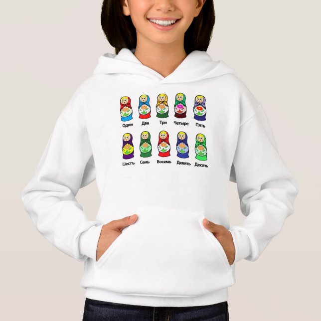 T-shirts Boneca do assentamento do russo (Matryoshka) (Frente)