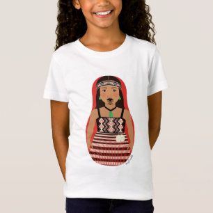 T-shirts Boneca maori das meninas de Matryoshka do