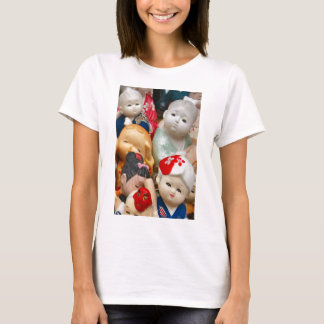 T-shirts Bonecas chinesas da porcelana