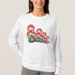 T-shirts Bonecas do assentamento do primavera