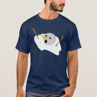 T-shirts Boneco de neve de derretimento