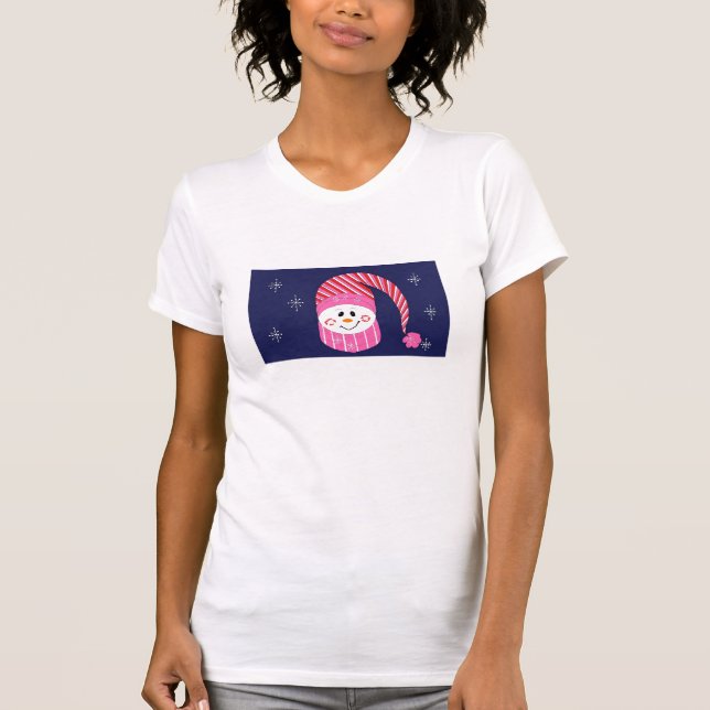 T-shirts Boneco de Neve Menina (Frente)