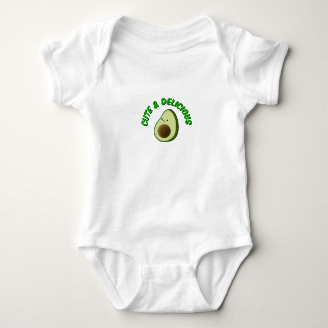 T-shirts Bonita E Deliciosa Avocado (Frente)