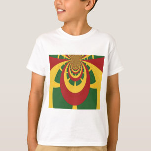 T-shirts Bonita e Incrível Impressão de Arte de Cores Massa
