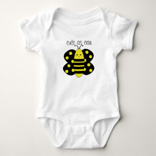 T-shirts Bonito como pode o bebê das bolinhas da abelha