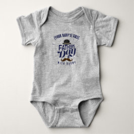T-shirts Bonito Dia de os pais Personalizado Baby Onsie Bod