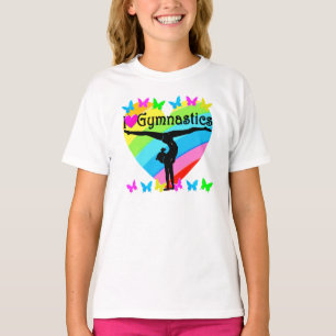 T-SHIRTS BONITO EU AMO GINASTICS RAINBOW DESIGN