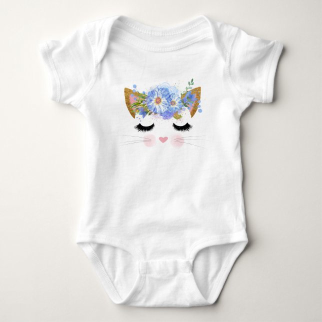 T-shirts Bonito Kitten Baby Tutu Bodô (Frente)