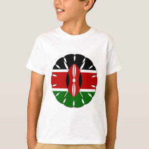 T-shirts Bonito Round Kenyan Motif: Um Símbolo Nacional