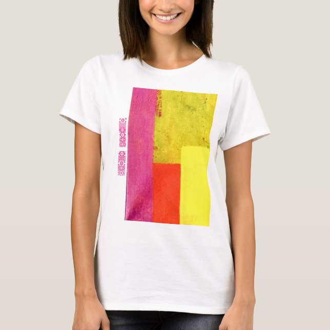 T-shirts Bonito vestido de mulher (Frente)