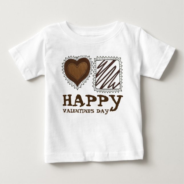 T-shirts Bons de chocolate de chocolate (Frente)