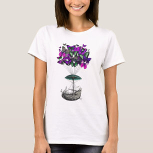 T-shirts Borboleta 2 Purple e Green