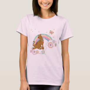 T-shirts Borboleta Arco-Íris Scooby-Doo