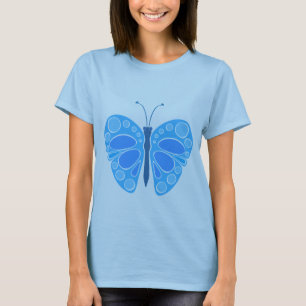 T-shirts Borboleta Blueberry Sky 60s