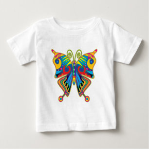 T-shirts Borboleta colorida