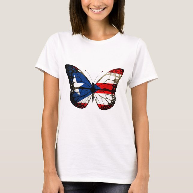 T-shirts Borboleta de Puerto Rico (Frente)