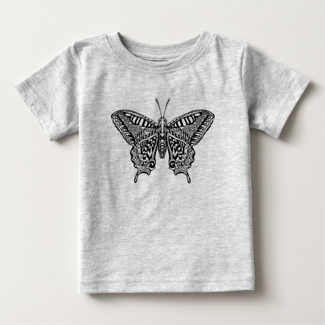 T-shirts Borboleta do estilo (Frente)
