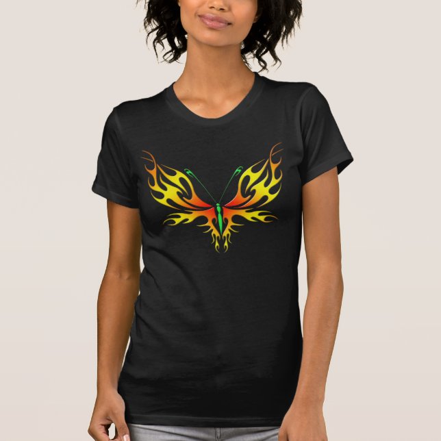 T-shirts Borboleta Flaming (Frente)