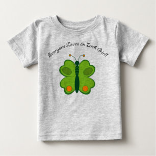 T-shirts borboleta irlandesa afortunada
