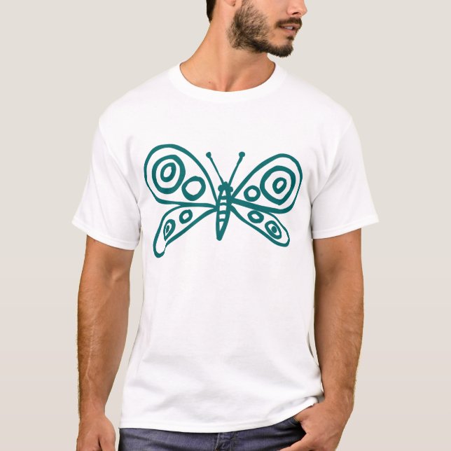 T-shirts Borboleta - Musgo Verde (Frente)